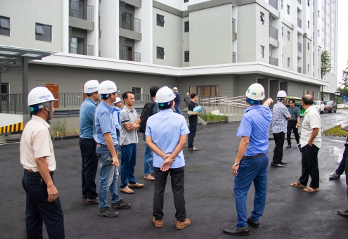 WEST SKY 4: HOÀN THIỆN CHẤT LƯỢNG, ĐOÀN KIỂM TRA SỞ XÂY DỰNG TP. HUẾ KIỂM TRA CÔNG TÁC NGHIỆM THU HOÀN THÀNH
